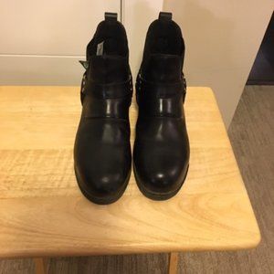 Safety Shoe - Black leather, Lightweight, 6 inches